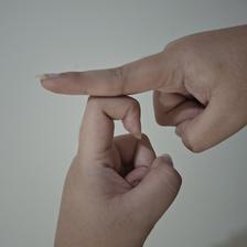 Isyarat fingerspelling huruf K
